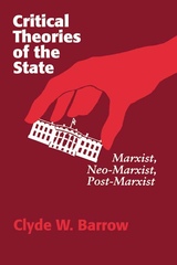 front cover of Critical Theories of the State