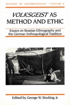 front cover of Volksgeist as Method and Ethic