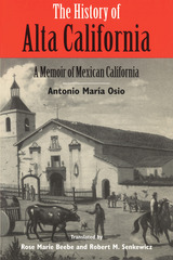 front cover of The History of Alta California