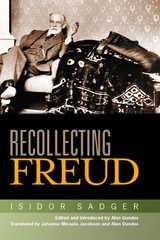 front cover of Recollecting Freud