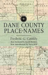 front cover of Dane County Place-Names