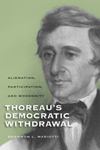 front cover of Thoreau’s Democratic Withdrawal