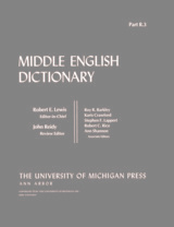 front cover of Middle English Dictionary