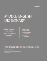 front cover of Middle English Dictionary