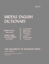 front cover of Middle English Dictionary