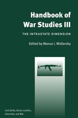 front cover of Handbook of War Studies III