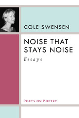front cover of Noise That Stays Noise