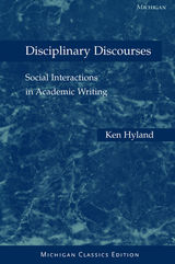 front cover of Disciplinary Discourses, Michigan Classics Ed.