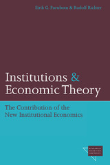 front cover of Institutions and Economic Theory