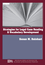 front cover of Strategies for Legal Case Reading and Vocabulary Development