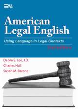 front cover of American Legal English, 2nd Edition