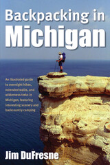 front cover of Backpacking in Michigan