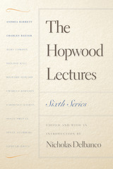 front cover of The Hopwood Lectures