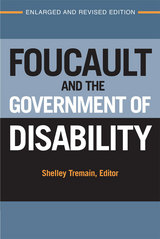 front cover of Foucault and the Government of Disability