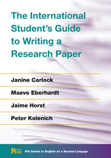 front cover of The International Student's Guide to Writing a Research Paper