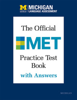 front cover of The Official MET Practice Test Book with Answers