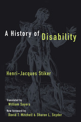 front cover of A History of Disability