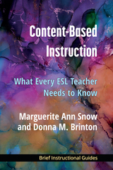 front cover of Content-Based Instruction