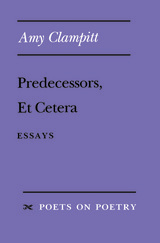 front cover of Predecessors, Et Cetera