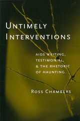 front cover of Untimely Interventions