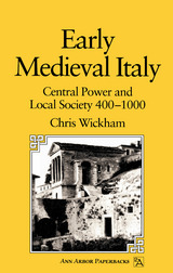 front cover of Early Medieval Italy