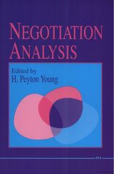 front cover of Negotiation Analysis