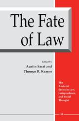 front cover of The Fate of Law