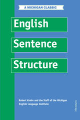 front cover of English Sentence Structure