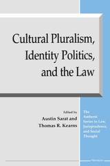 front cover of Cultural Pluralism, Identity Politics, and the Law