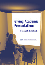 front cover of Giving Academic Presentations