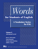 front cover of Words for Students of English, Volume 8