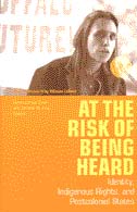 front cover of At the Risk of Being Heard