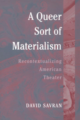 front cover of A Queer Sort of Materialism