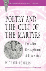 front cover of Poetry and the Cult of the Martyrs