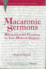 front cover of Macaronic Sermons