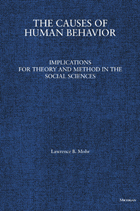 front cover of The Causes of Human Behavior