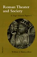 front cover of Roman Theater and Society