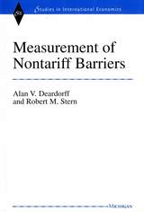 front cover of Measurement of Nontariff Barriers