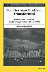 front cover of The German Problem Transformed