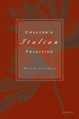 front cover of Chaucer's Italian Tradition