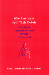 front cover of Why Americans Split Their Tickets