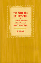 front cover of The Taste for Nothingness