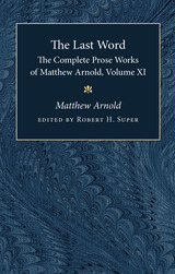 Complete Prose Works of Matthew Arnold