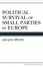 front cover of Political Survival of Small Parties in Europe