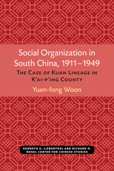 front cover of Social Organization in South China, 1911–1949