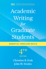 front cover of Academic Writing for Graduate Students