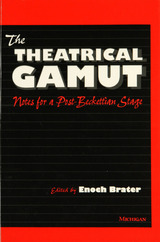 front cover of Theatrical Gamut