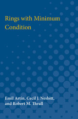 front cover of Rings with Minimum Condition