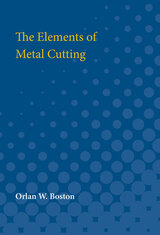 Elements of Metal Cutting