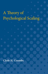 Theory of Psychological Scaling